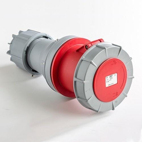 IDE - Base aérea estanca IP67 3 polos + neutro + toma tierra 380V 125A 6h