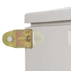 IDE - Conjunto 4 soportes fijación pared en acero cincado