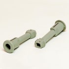 IDE - Juego tornillo cierre destornillador de color gris (Bolsa 4u)