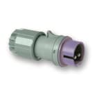 IDE - Clavija aérea IP44 2 polos 24V 16A de color violeta