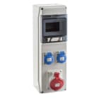 IDE - Central 6 módulos CS6PT+1 base 3 polos + neutro + toma tierra 32A 380V