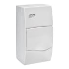 IDE - Caja 4 módulos con puerta autoextinguible puerta opaca de color blanco