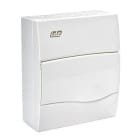 IDE - Caja 8 módulos con puerta autoextinguible puerta opaca de color blanco