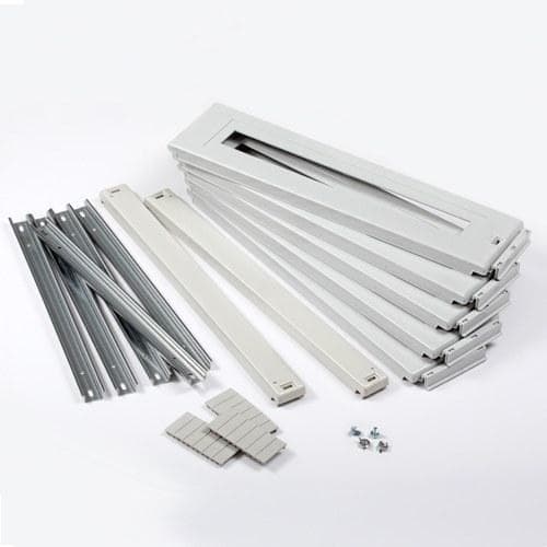IDE - Kit empotrar 8 tapa 150+1 tapa ciega 50 plástico
