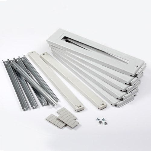 IDE - Kit empotrar 2 tapa 200+1 tapa ciega 50 plástico