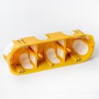 IDE - Caja mecanismos universal 3-68mm, empotrar pared hueca con tornillo