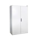 IDE - Armario metálico enlazable 1800x1200x400 con puerta opaca doble sin placa de montaje IP55 en acero laminado