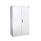 IDE - Armario metálico enlazable 2000x1200x400 con puerta opaca doble sin placa de montaje IP55 en acero laminado
