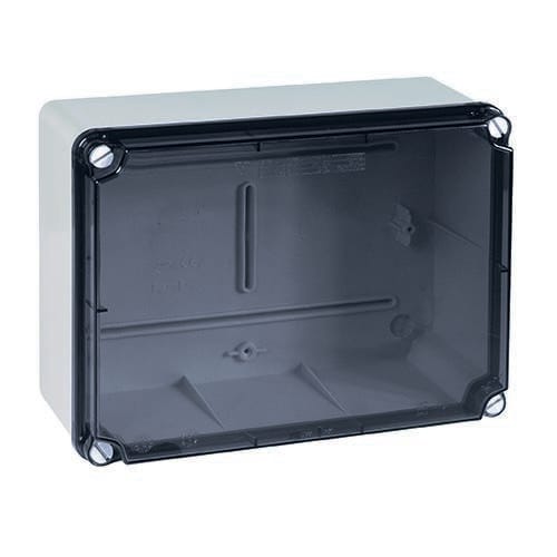 IDE - Caja entradas pretroqueladas 180x241x95 y tapa transparente 0,46kg