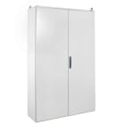 IDE - Armario metálico compacto 2000x1000x400mm con puerta opaca doble IP55 sin placa de montaje en acero laminado