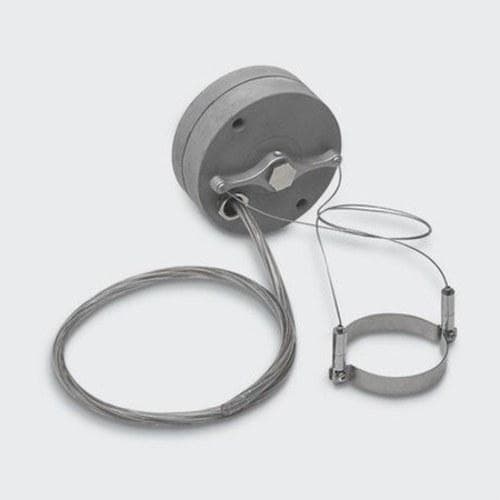 IGUZZINI - Base alimentación 5P cable para ISIGN diámetro 80mm gris