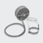 IGUZZINI - Base alimentación 5P cable para ISIGN diámetro 80mm gris