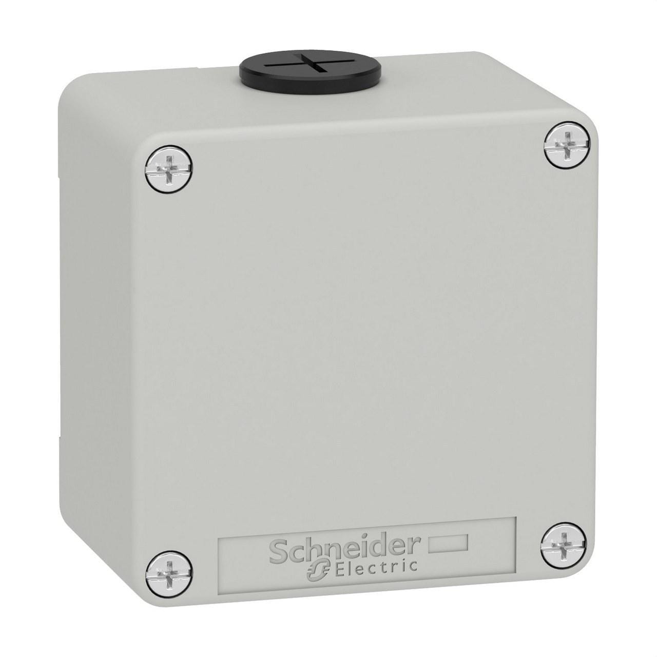 Schneider Electric - Caja vacía sin orificio gris