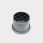 IGUZZINI - Difusor cilíndrico para MAXIWOODY gris/negro