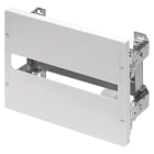 GEWISS - Juego de caja moldeada MTX160c/160/250seccionadores MSS 160 fijación en placa en carril DIN para cuadros base 800mm gris RAL7035