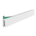 UNEX - Moldura autoadhesiva de 10x30 mm Unex en U23X color blanco