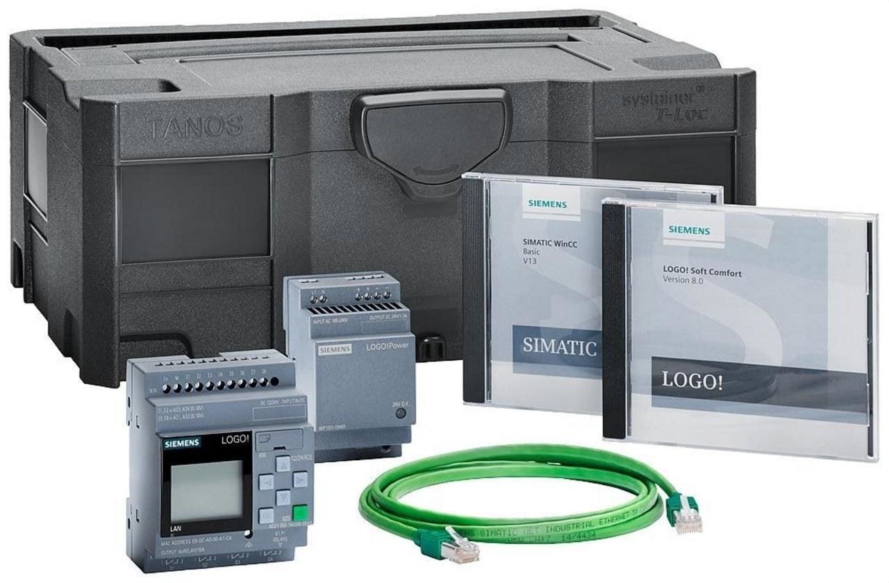 SIEMENS - Kit starter LOGO! 12/24RCE con LOGO! 12/24RCE, LOGO! SOFT COMPARAT V8.2, WINCC BASIC