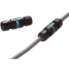 HELLERMANNTYTON - Conector lineal fijo CTH391 IP68 4P negro