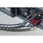 HELLERMANNTYTON - Organizador cables HWPP16/2 BK negro (2m)