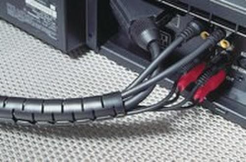 HELLERMANNTYTON - Organizador cables HWPP25/2 BK negro (2m)