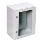 IDE - Armario superficie metálico IP66 400x300x150mm con placa