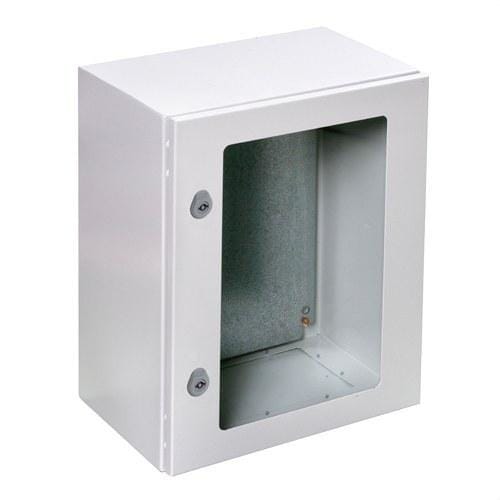 IDE - Armario superficie metálico IP66 500x400x200mm con placa