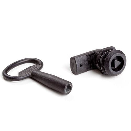 IDE - Cierre triángulo 1P + llave zamak triángulo 8