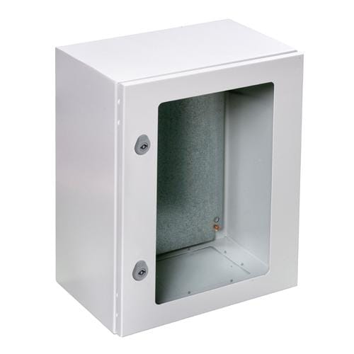 IDE - Armario superficie metálico IP66 600x500x200mm con placa