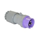 IDE - Clavija aérea IP44 3 polos 24V 16A de color violeta