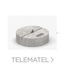 APLICACIONES TECNOLOGICAS - ZÓCALO HORMIGÓN ROSCA M16, 12 KG Y Ø350MM