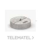 APLICACIONES TECNOLOGICAS - ZÓCALO HORMIGÓN ROSCA M16, 12 KG Y Ø350MM
