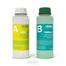ETELEC - Gel bicomponente rellenador 1l botella REPLAY