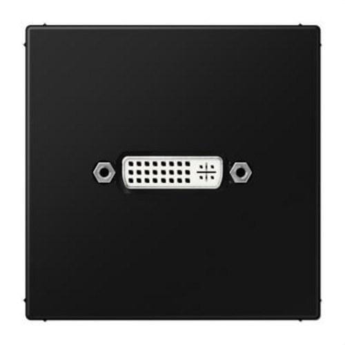 JUNG - PLACA DVI NEGRO PARA SERIE LS
