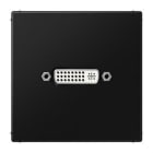 JUNG - PLACA DVI NEGRO PARA SERIE LS