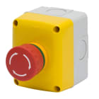 GEWISS - Contenedor con pulsador 1NA-1NC 1 módulo de emergencia IP66