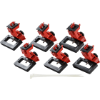 BRADY - TAGLOCK OVERSIZED CIRCT BRKR LO PK6 TAGLOCK CIRCUIT BREAKER: OVERSIZED CLAMP-ON- 6/PK