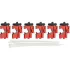BRADY - TAGLOCK MULTIPOLE CIRCUIT BREAKER LO PK6 TAGLOCK CIRCUIT BREAKER: MULTI-POLE - 6/PK