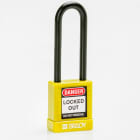 BRADY - SFTY SECU PADLOCK 75MM ST SHA KD YEL/6 SAFETY PADLOCKS - NYLON ENCASED