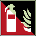 BRADY - F/F001/NT-SA-PHOLUMB-150X150/1-B GLOW-IN-THE-DARK SAFETY SIGN