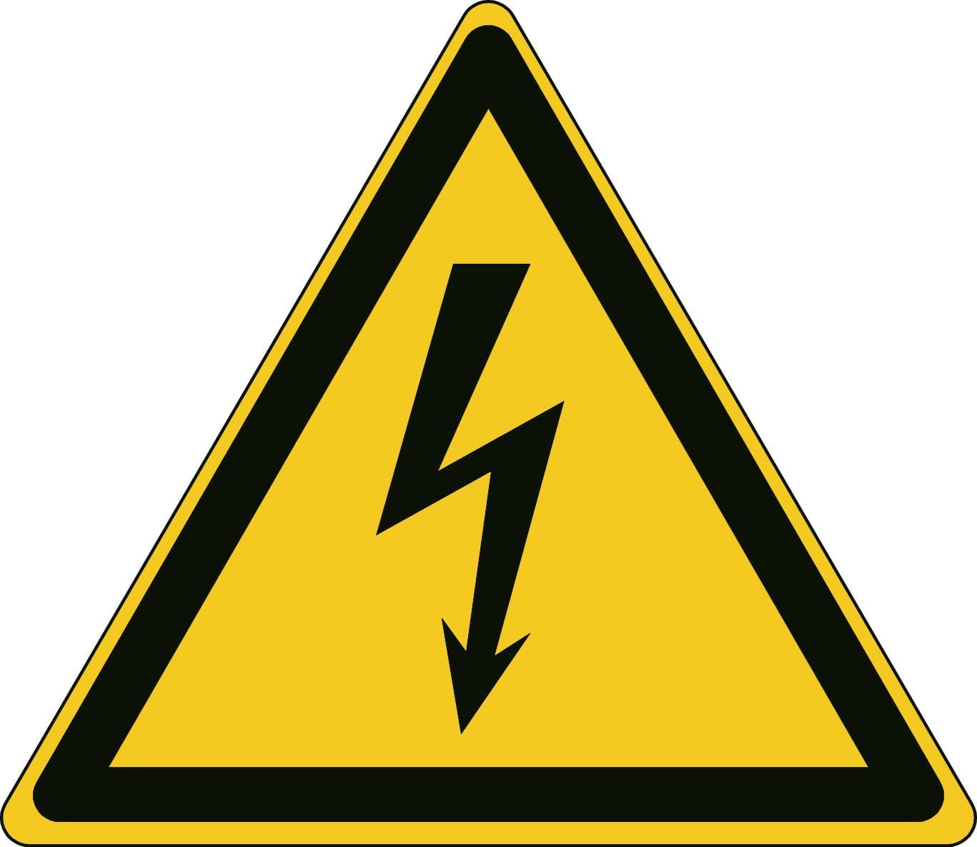 BRADY - PIC W012-TRI 100-PE-SHEET/3 ISO SAFETY SIGN - WARN