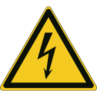 BRADY - PIC W012-TRI 100-PE-SHEET/3 ISO SAFETY SIGN - WARN