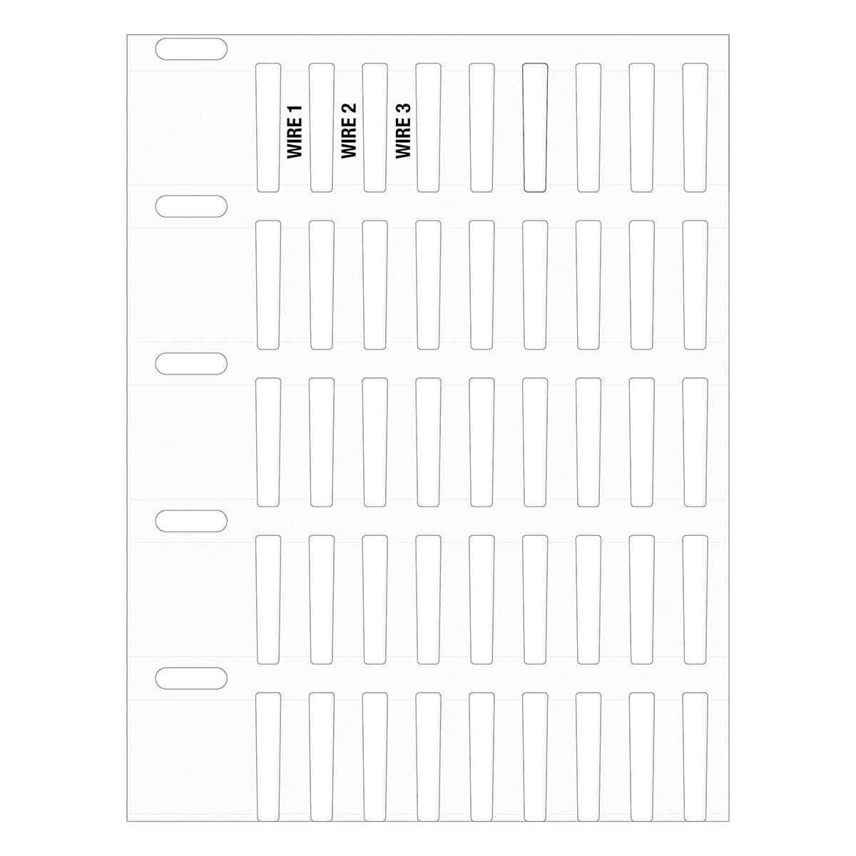 BRADY - THTRDS-16X44-7697-WT THERMAL TRANSFER PRINTABLE RI