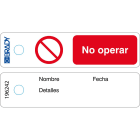 BRADY - MITAG-P001-ES/50 MINI TAG - DO NOT OPERATE - ED