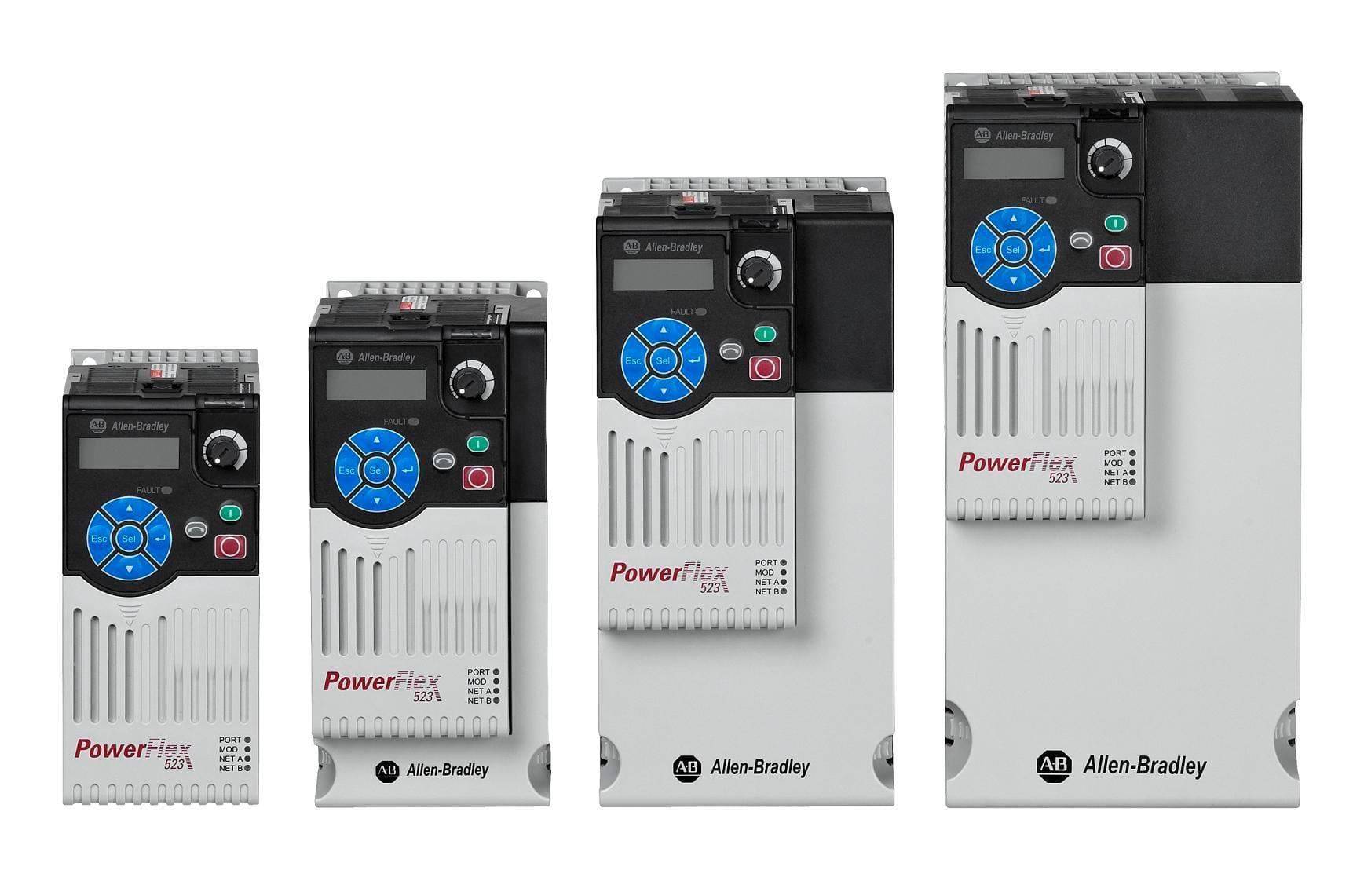 ROCKWELL - Variador CA Powerflex 523 0,4Kw (0,5Hp) AC Drive para máquinas autónomas