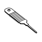 INTERFLEX - Prensor 30mm Grafoplast (5u)