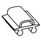 GRAFOPLAST - SOPORTE 23mm PARA CARRIL PVC GRAFO
