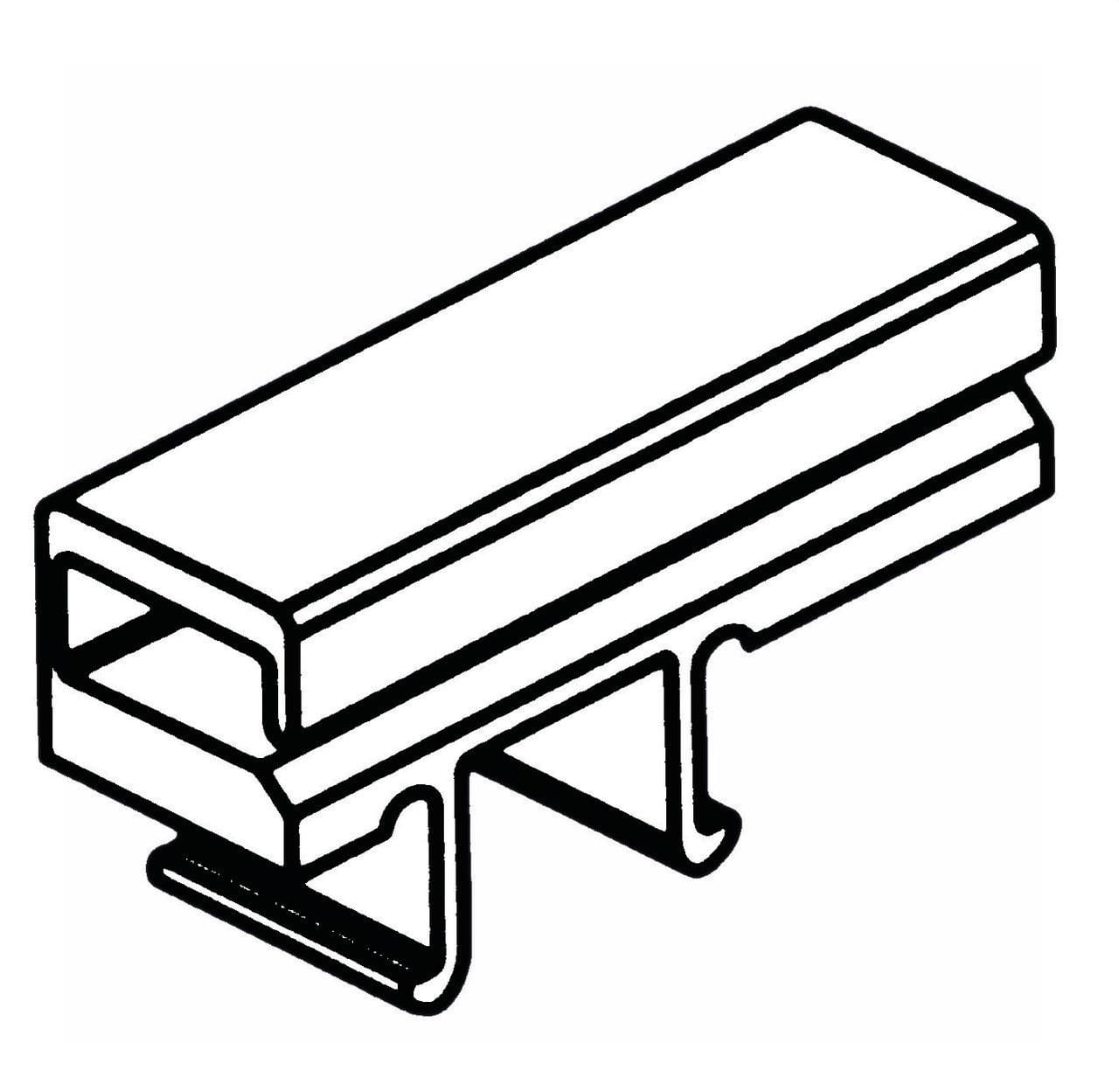 INTERFLEX - Soporte transversal para borne WEIDMULLER 15mm Grafoplast (200u)