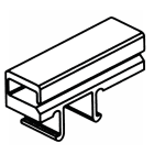 INTERFLEX - Soporte transversal para borne WEIDMULLER 15mm Grafoplast (200u)