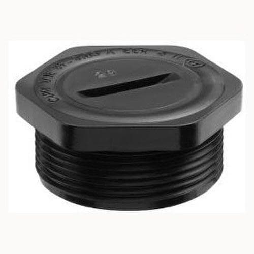 INTERFLEX - Tapón EX-E M63x1,5 PA negro cabeza hexagonal