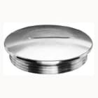 INTERFLEX - Tapón M20x1,5mm latón niquelado cabeza redonda